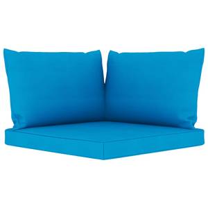 Canapé de jardin 3016481-6 (lot de 4) Bleu clair