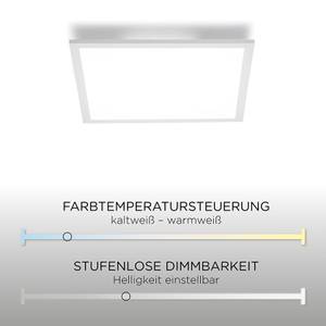 LED Deckenlampe Panel FLAT Weiß - Metall - 45 x 6 x 45 cm