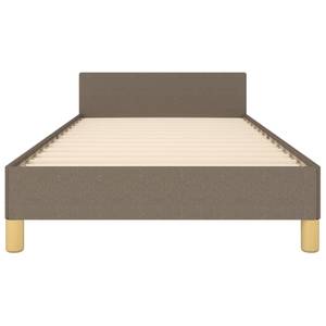 Bettgestell mit Kopfteil 3016044-1 Braun - Taupe - 93 x 193 cm