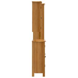 Badmöbel Set 3223455 (3-teilig) Braun - Massivholz - Holzart/Dekor - 48 x 170 x 32 cm