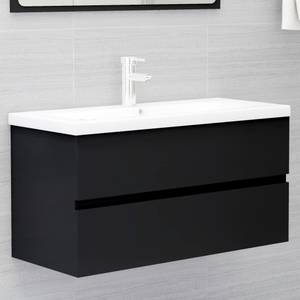 Badezimmerschrank 3037858 Schwarz - Breite: 90 cm