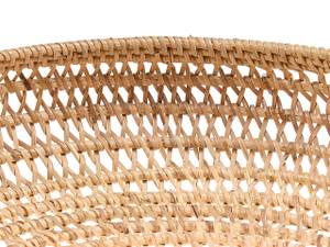 Dekoschale INDRAGIRI Blau - Rattan - 36 x 8 x 36 cm