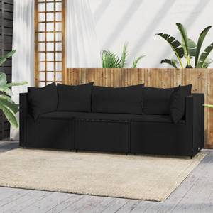 Garten-Lounge-Set 3029629-1 (3-teilig) Schwarz