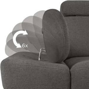 Ecksofa RATLO links Grau - Textil - Holz teilmassiv - 270 x 110 x 190 cm