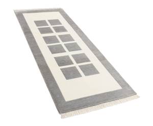 Tapis de passage Darya CMXI Gris - Textile - 81 x 1 x 203 cm