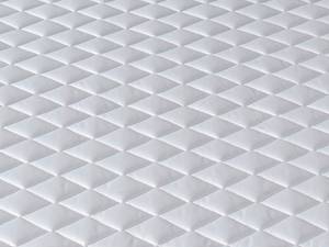 Orthopädische Matratze 135x190 7-Zonen Weiß - Textil - 135 x 15 x 190 cm