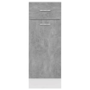 Armoire de plancher 3016496-3 Gris - Gris minéral - 30 x 81 cm