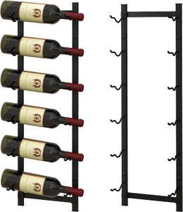 Porte-bouteille de vin portable en or moderne