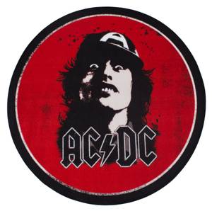 AC/DC Teppich Rot - Kunststoff - 50 x 1 x 50 cm