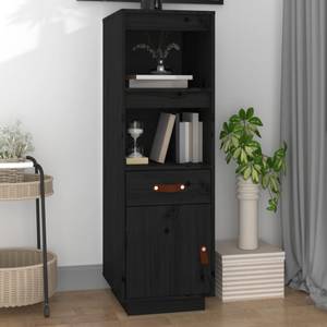 Highboard DE8236 Schwarz - Massivholz - 40 x 109 x 34 cm