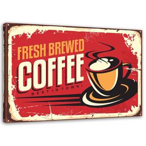 Bilder Kaffee Schild Retro Vintage 100 x 70 cm