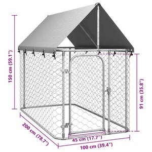 Niche pour chiens 3010969 100 x 200 cm