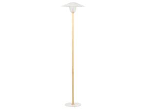 Grande lampe MOPPY Marron - Blanc - Bois massif - 25 x 153 x 25 cm