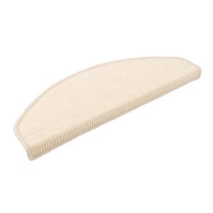 Sisal-Stufenmatte Premium Cremeweiß - 19 x 56 cm