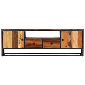 Meuble tv 282726 Marron - Bois manufacturé - Métal - Bois massif - 120 x 40 x 30 cm