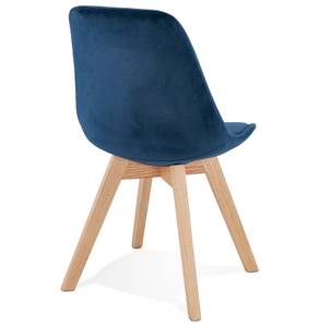 Stuhl JOE Blau - Massivholz - 48 x 85 x 56 cm