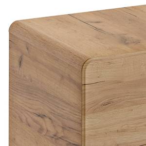 Waschtisch 60cm Wotaneiche Keramikbecken Braun - Holzwerkstoff - 60 x 68 x 46 cm