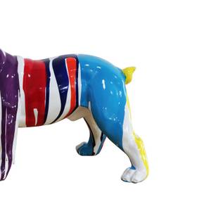 Sculpture bulldog Porcelaine - 43 x 32 x 19 cm