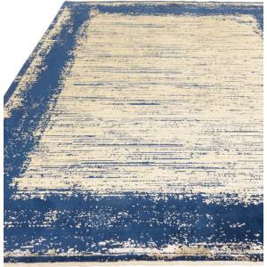 Tapis de salon moderne MELODIE Bleu - 120 x 170 cm