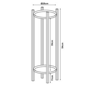 Support de plantes Tuusula Hauteur : 54 cm