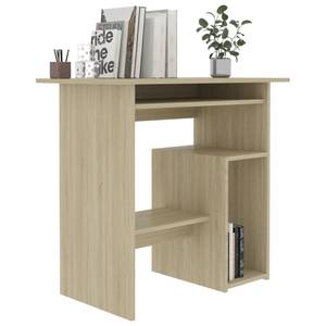 Schreibtisch Braun - Holzwerkstoff - Massivholz - 80 x 74 x 80 cm