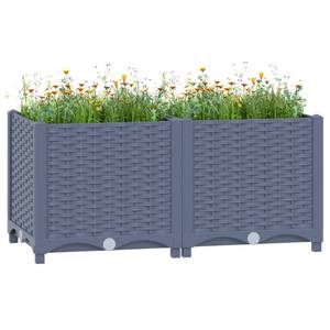 Hochbeet 3006706-1 Grau - 80 x 38 cm