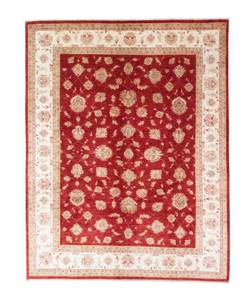 Ziegler Teppich - 359 x 283 cm - rot Rot - Kunststoff - 283 x 1 x 359 cm