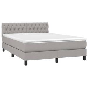 Boxspringbett 3017265-23 Hellgrau - 144 x 193 cm