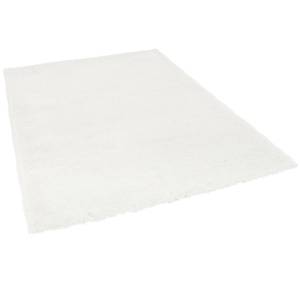 Hochflor Langflor Shaggy Teppich Glow Weiß - 140 x 200 cm