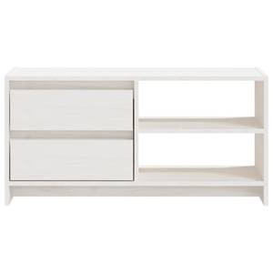 TV-Schrank D511 Weiß - Massivholz - 31 x 39 x 80 cm