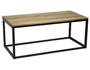 Table basse Icub 45x100x40 cm Noir Noir - Bois massif - Bois/Imitation - 100 x 40 x 45 cm