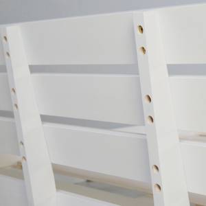 Lit en bois avec coffre de lit 2291 Blanc - Bois massif - Bois/Imitation - 94 x 66 x 204 cm