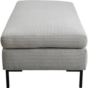 Pouf Gianna Cord Gris - Textile - 130 x 43 x 62 cm