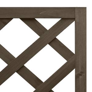 Jardinière Gris - Bois massif - Bois/Imitation - 40 x 150 x 40 cm
