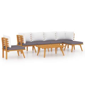 Garten-Lounge-Set Braun - Massivholz - Holzart/Dekor - 55 x 35 x 90 cm