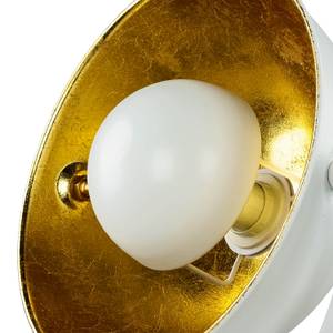 Tischlampe BARAN Gold - Graumetallic - Rot - Weiß
