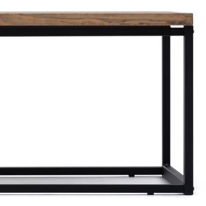 Table basse Icub U.  60x100x43 cm. Noir Noir - Bois massif - Bois/Imitation - 100 x 42 x 60 cm