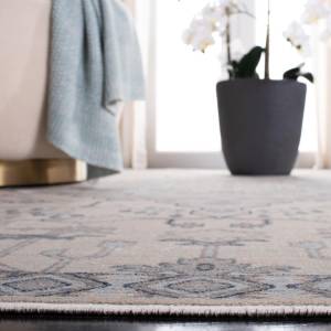 Innenteppich Loralie VINTAGE Beige - Blau - Grau - 120 x 180 cm