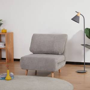 Schlafsofa 839-463V00LG Grau - Massivholz - 89 x 83 x 82 cm