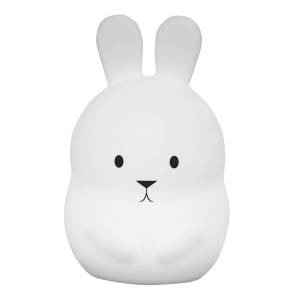 Veilleuse lapin sans fil touch LED BUNNY Blanc - Matière plastique - 12 x 19 x 12 cm