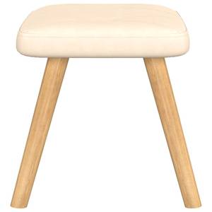 Chaise à bascule avec tabouret 3010050-2 Crème