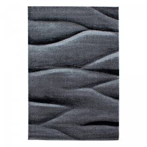 Tapis salon KARLAK 80x150 noir Noir - Matière plastique - 80 x 11 x 150 cm