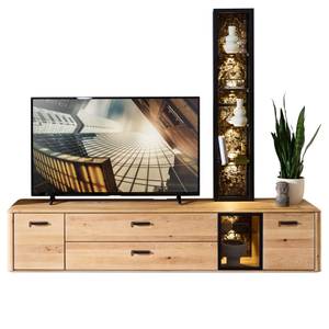 Wohnwand Morena 32 Braun - Massivholz - Holzart/Dekor - 250 x 200 x 45 cm