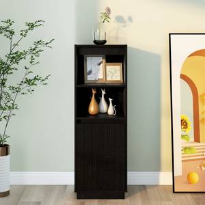 Highboard DE9243 Schwarz - Massivholz - 34 x 110 x 37 cm