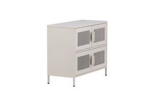 Buffet Nett 3 Beige - Métal - 90 x 75 x 40 cm