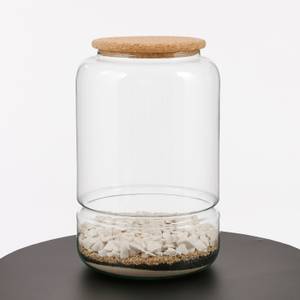 Glas-Terrarium Elements Kork - Glas - Naturfaser - 19 x 28 x 19 cm