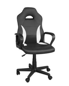 Fauteuil Gamer Junior WAN Noir - Blanc