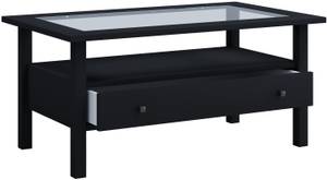 Table basse Lingis Noir - Bois manufacturé - 90 x 42 x 54 cm