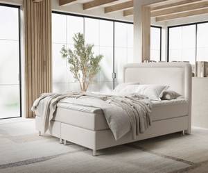 Boxspringbett Salvi Beige - Breite: 140 cm