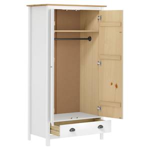 Kleiderschrank 3002597 Braun - Weiß